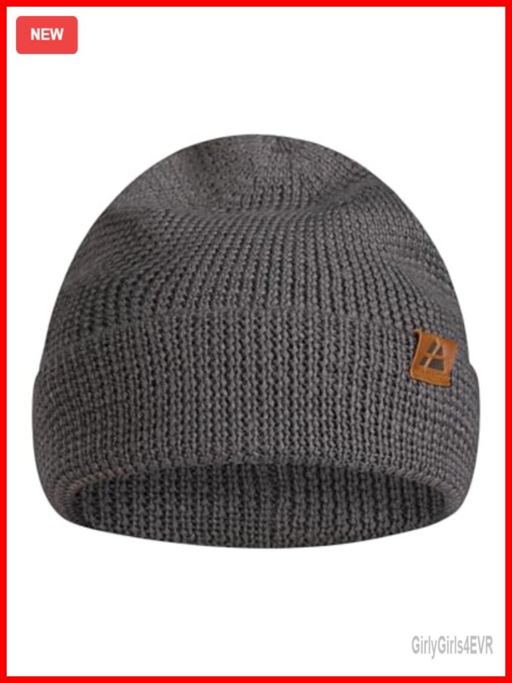 Merino Wool Beanie - Knitted Winter Hat, Unisex